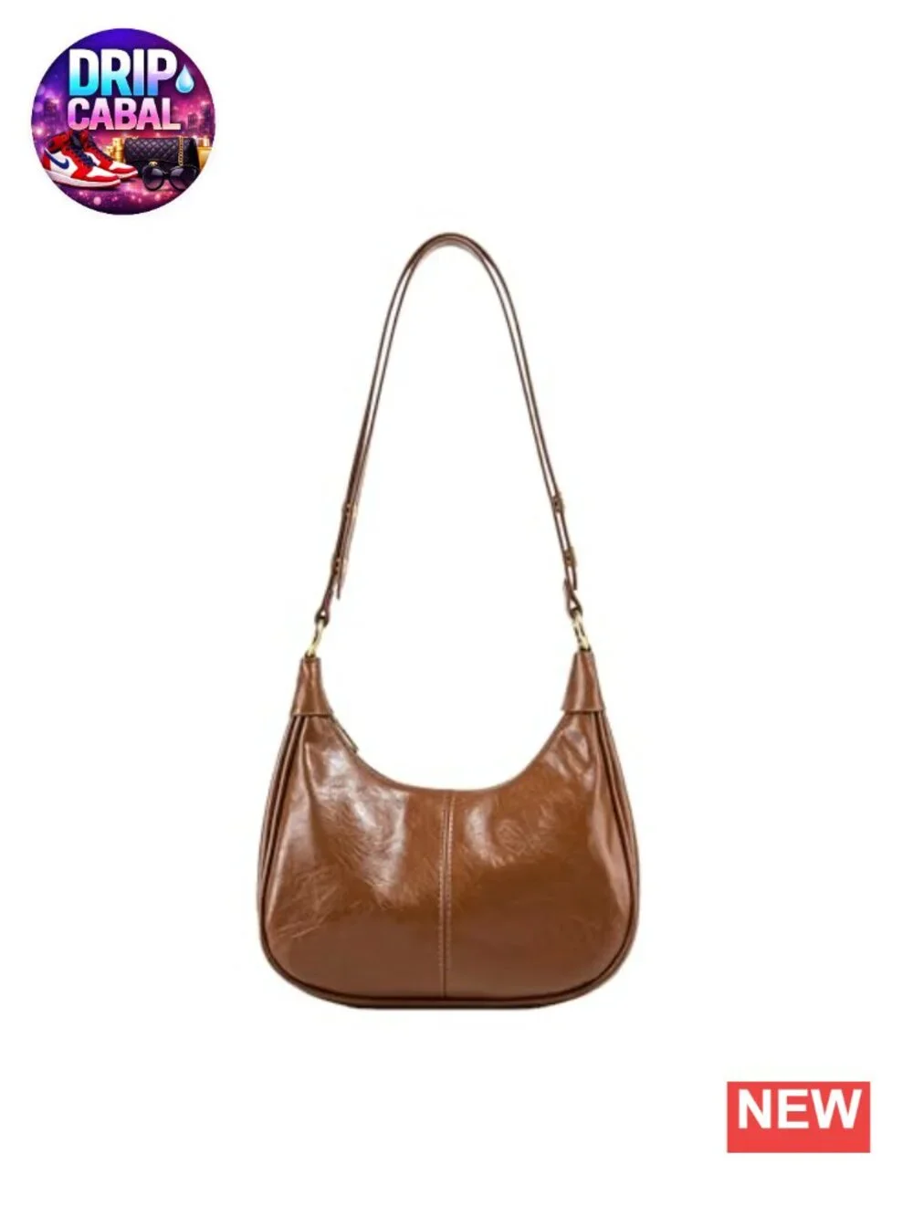Small Hobo Bag for Women Crescent Shoulder Purse Crossbody Faux Leather Handbag